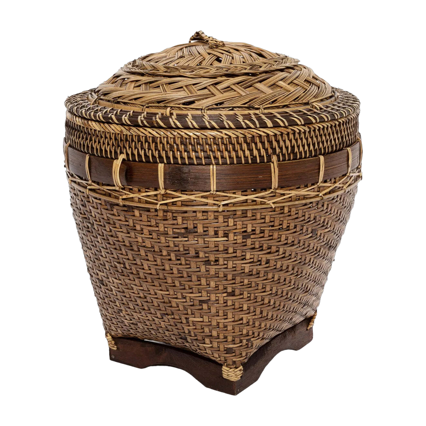 Colonial Aufbewahrungskorb - Naturbraun - L -. Bazar Bizar