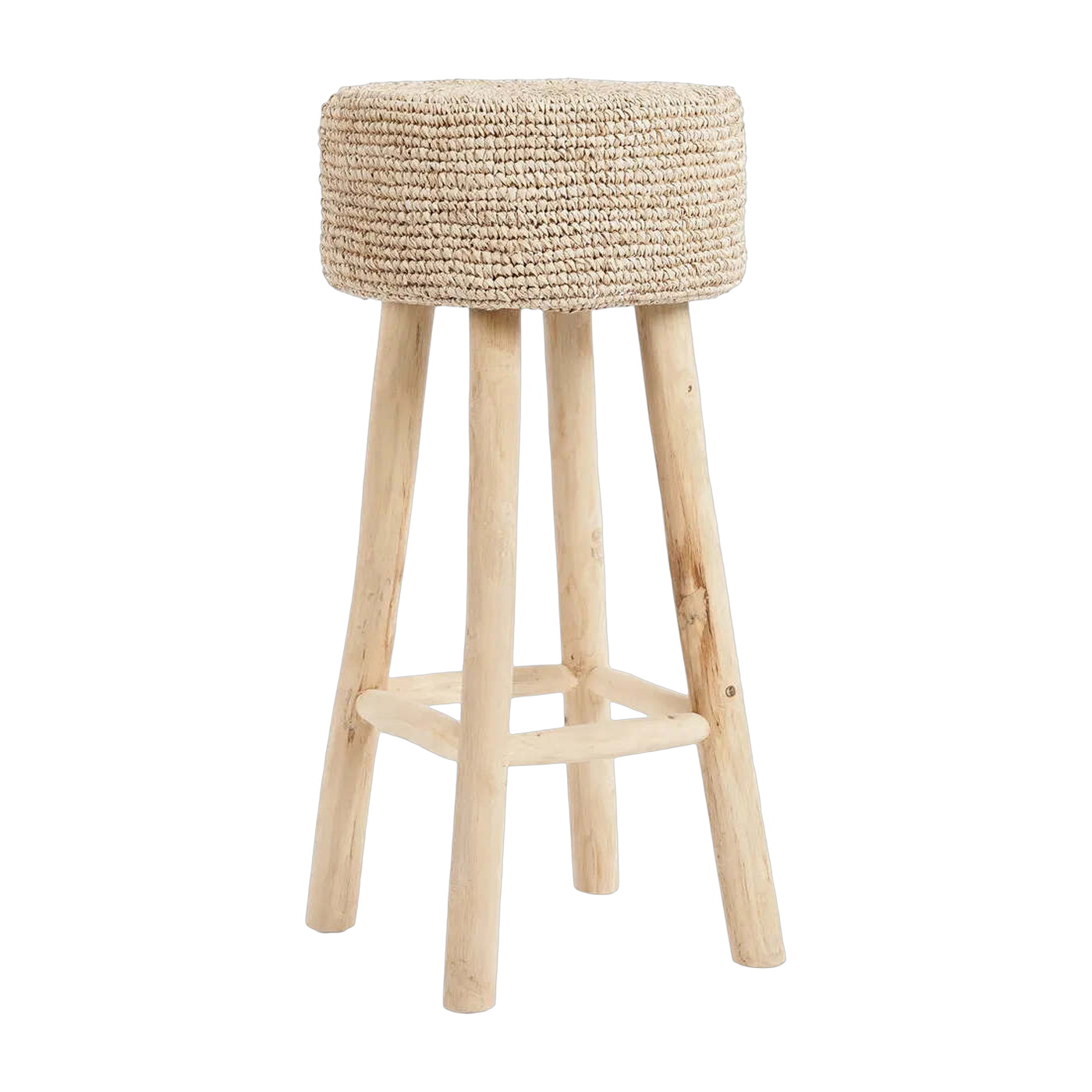 Der Barhocker aus raphia -. Bazar Bizar