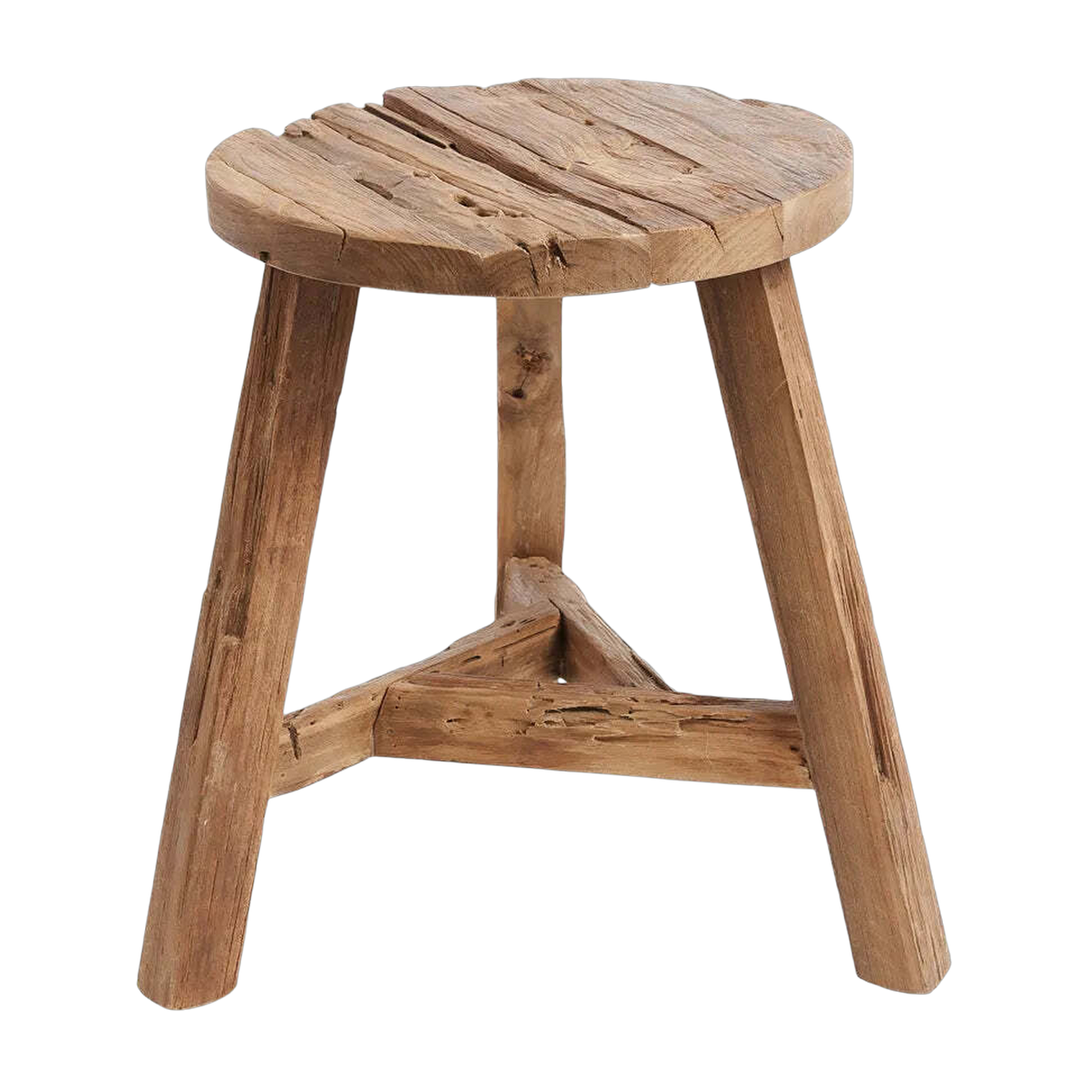 The Yatai Stool - Natural - L - Bazar Bizar