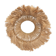 The Abaca Solomon Mirror - Natural - Bazar Bizar