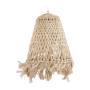 The Abaca Jelly Fish Pendant - Natural - L - Bazar Bizar