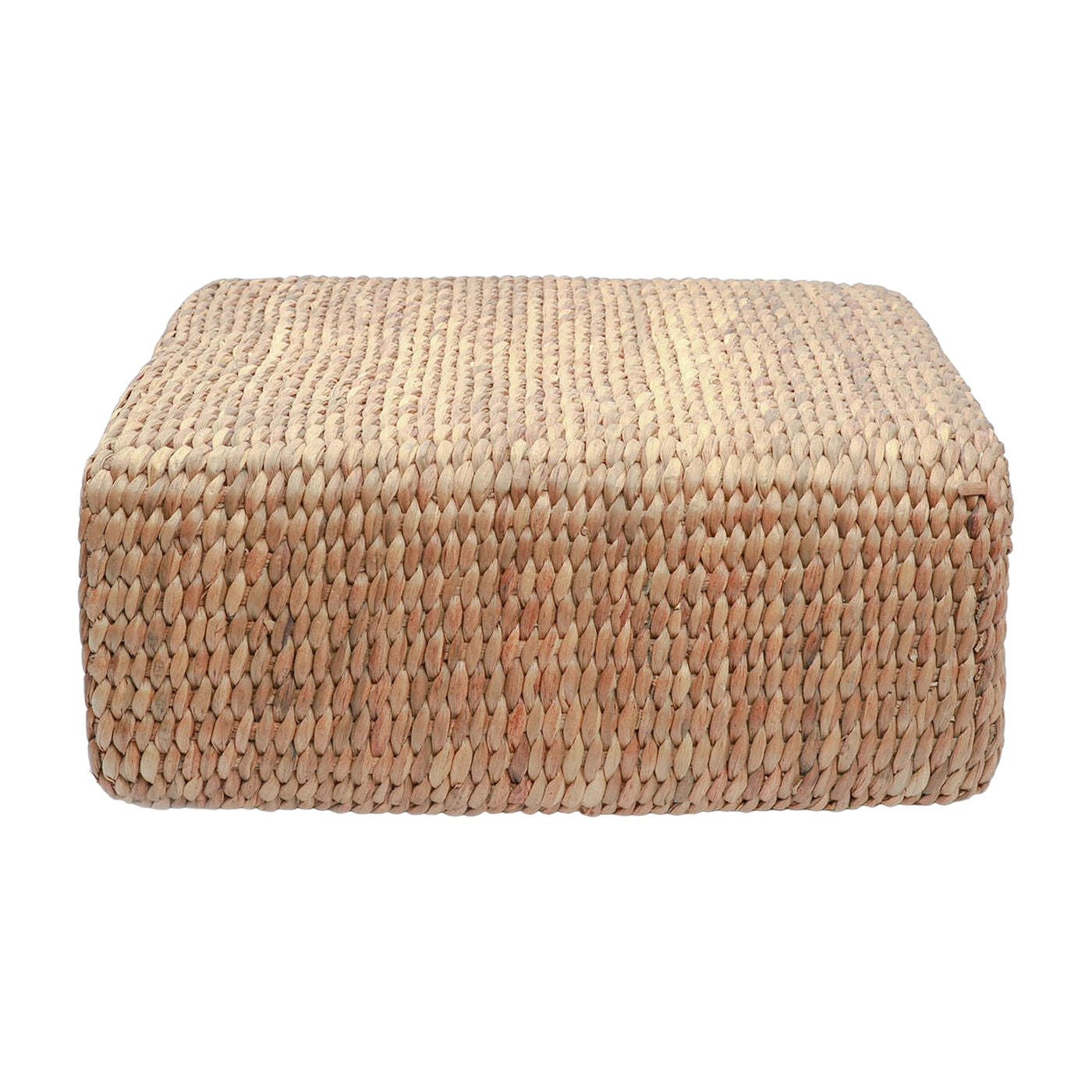 Der quadratische Sitzsack aus Wasserhyazinthe - Natur - M -. Bazar Bizar
