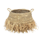 luxe raphia Cestas de in - Natural - M - Bazar Bizar