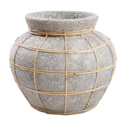 Vase Le Belly - Cemento naturale - M - Bazar Bizar
