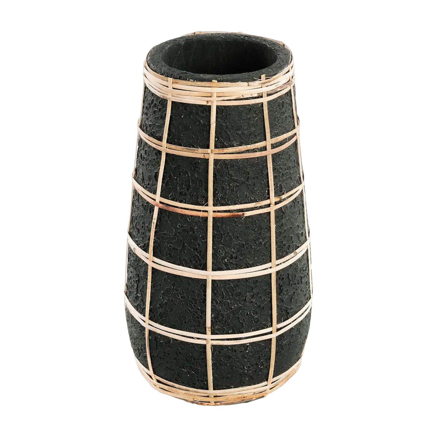 Vase The Cutie - Schwarz Natur - M - Bazar Bizar