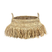 luxe raphia Cestas de in - Natural - L - Bazar Bizar