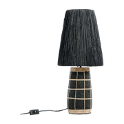 Lampe de table Naxos - Noir Naturel Bazar Bizar