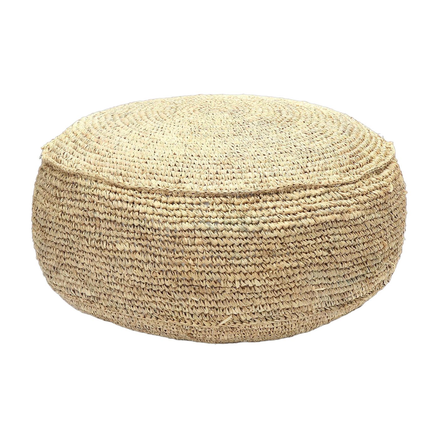 Der Sitzsack aus raphia Flores - Natural -. Bazar Bizar