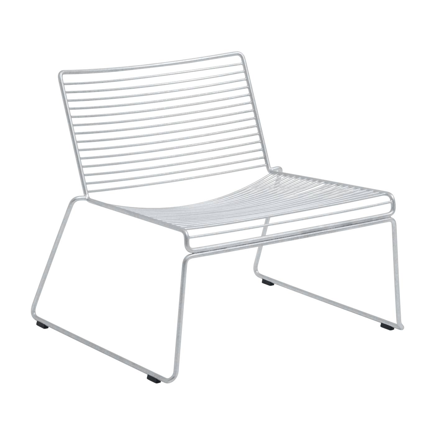 Hee galvanized steel garden chair - chrome Hay