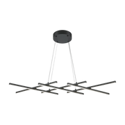 Ciondolo in alluminio nero 30x103, 5cm Halo - Maytoni