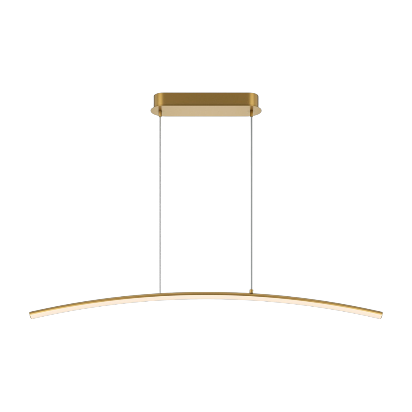 Suspension horizontale en aluminium doré 98cm Light Reflection - Maytoni