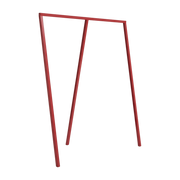 Sala de tres postes de acero rojo 130cm Loop Stand Wardrobe - Hay