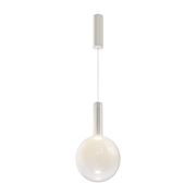 Nebula 25cm white glass globe pendant - Maytoni