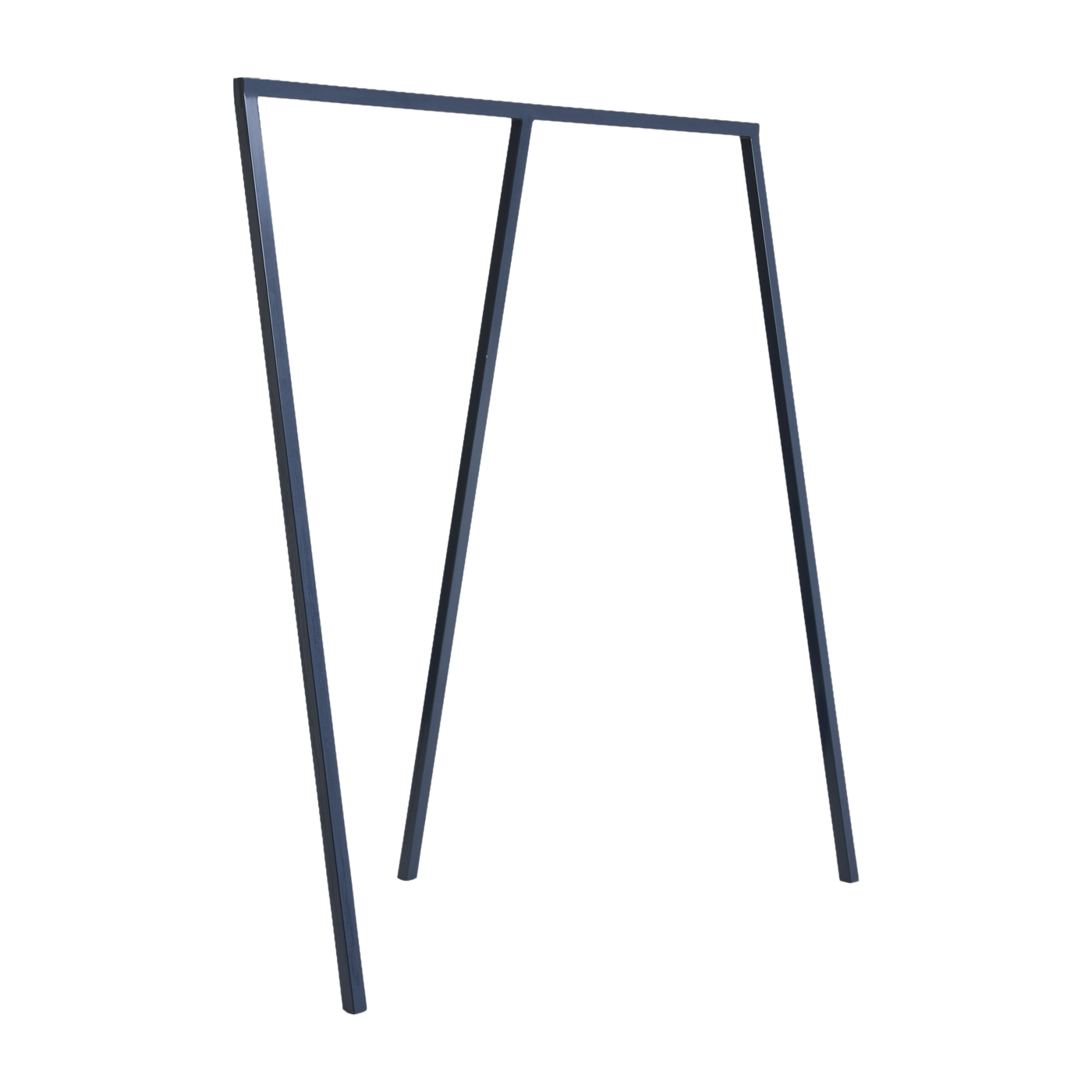 Portant à trois piliers en acier bleu 130cm Loop Stand Wardrobe - Hay