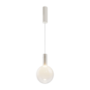 Nebula 20cm white glass globe pendant - Maytoni