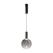 Black glass globe suspension 20cm Nebula - Maytoni