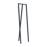 Three-pillar wardrobe hanger in blue steel 39cm Loop Stand Wardrobe - Hay
