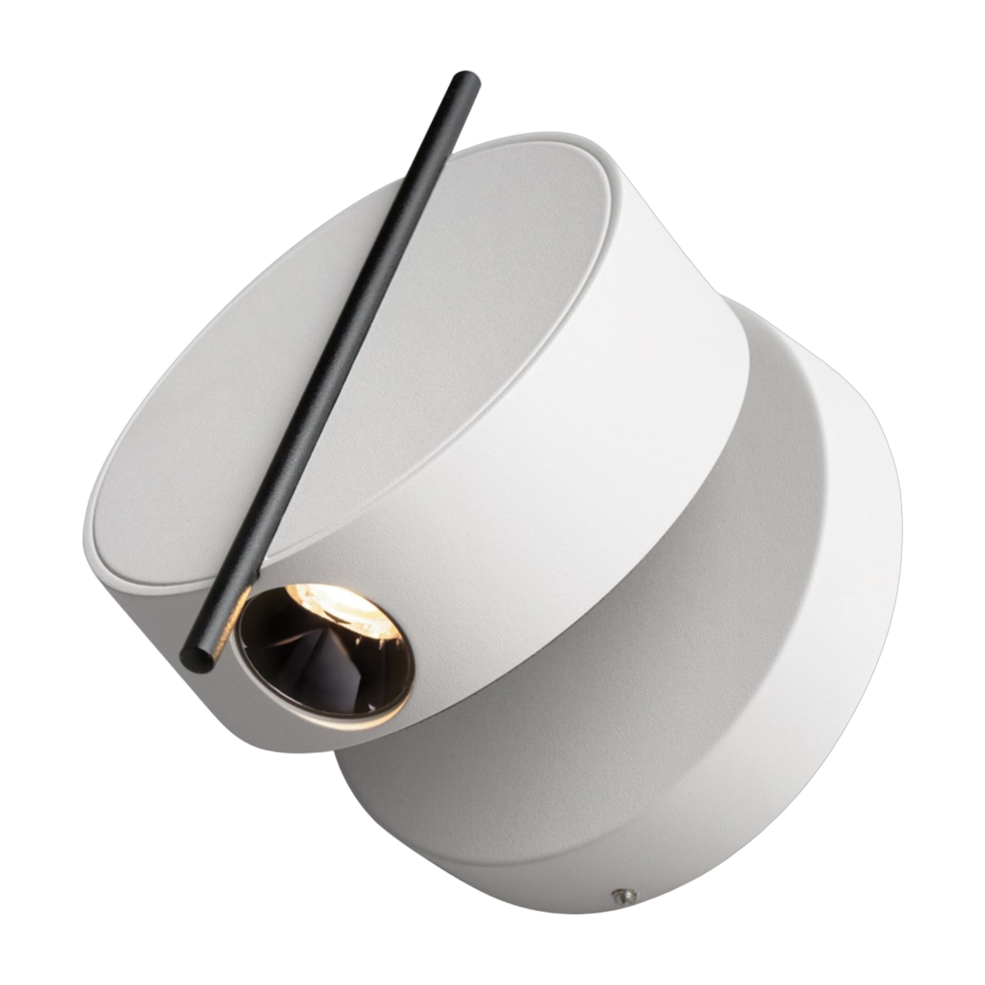 Aplique inclinable Nuance de aluminio blanco de 10 cm - Maytoni