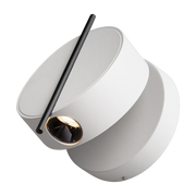 Aplique inclinable Nuance de aluminio blanco de 10 cm - Maytoni