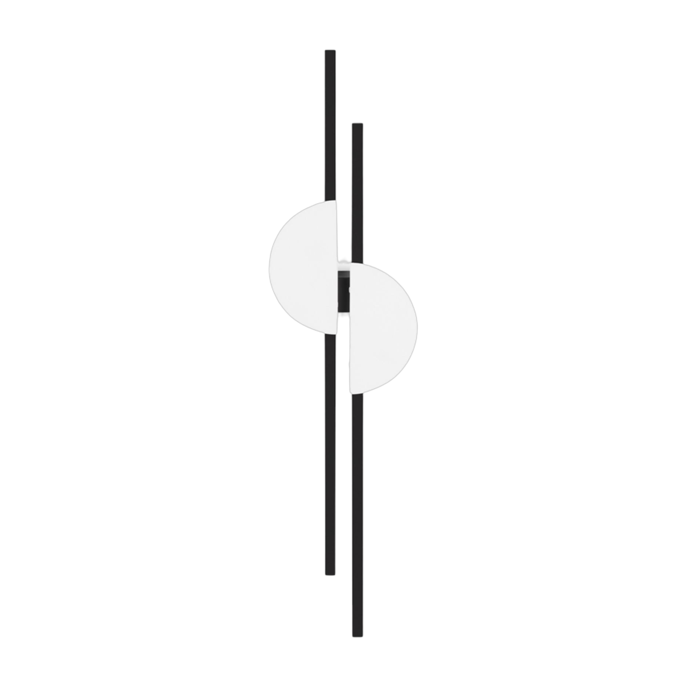Aplique de aluminio blanco y negro 79cm Skyline - Maytoni
