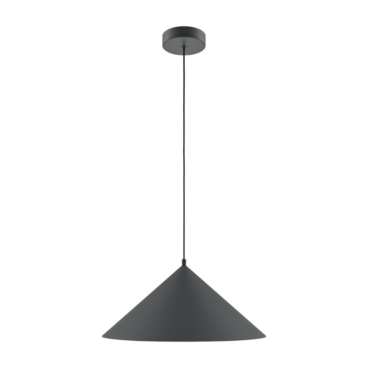 Suspension triangulaire en métal noir 35cm Basic colors - Maytoni