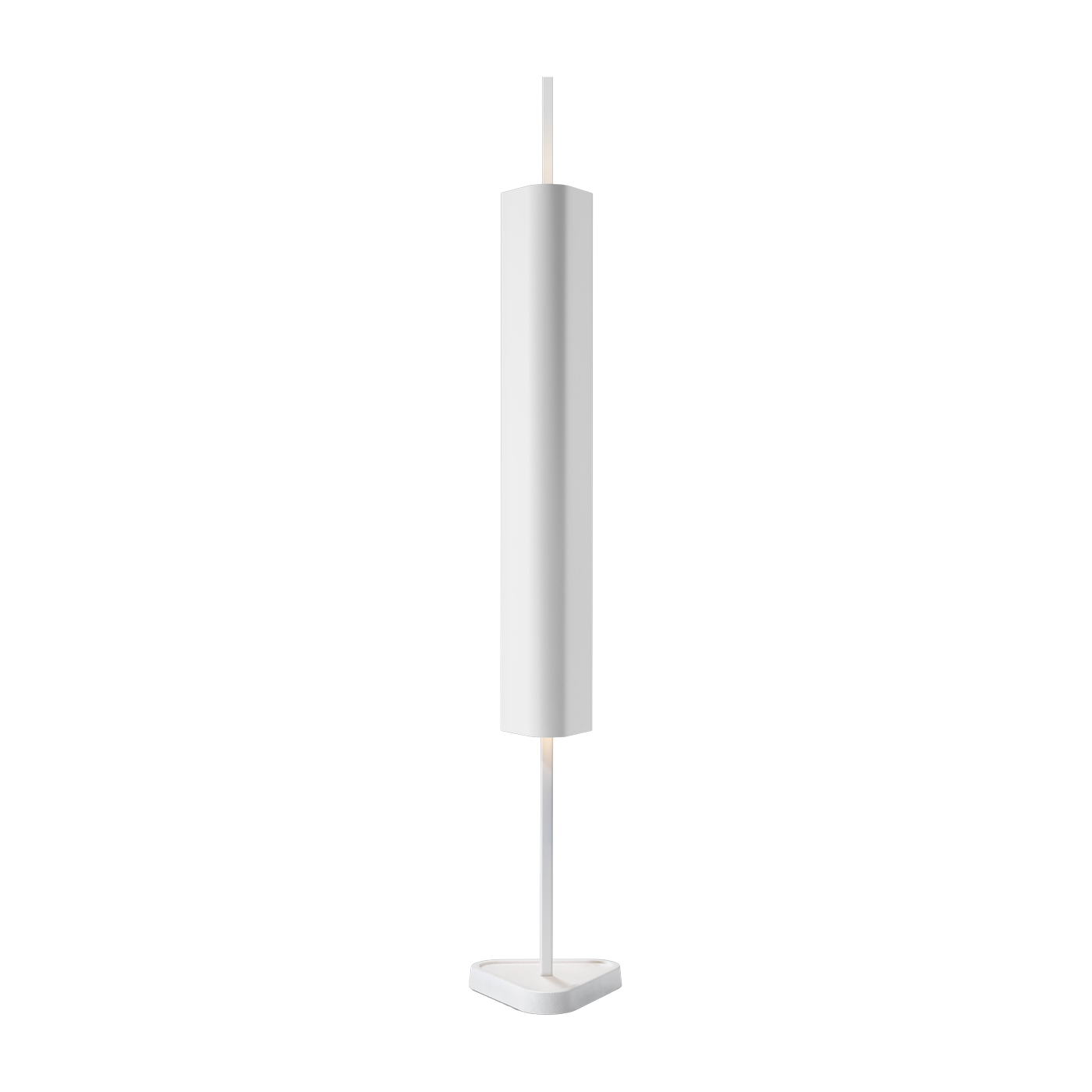 Lámpara de mesa de aluminio totalmente blanca Emi - Flos