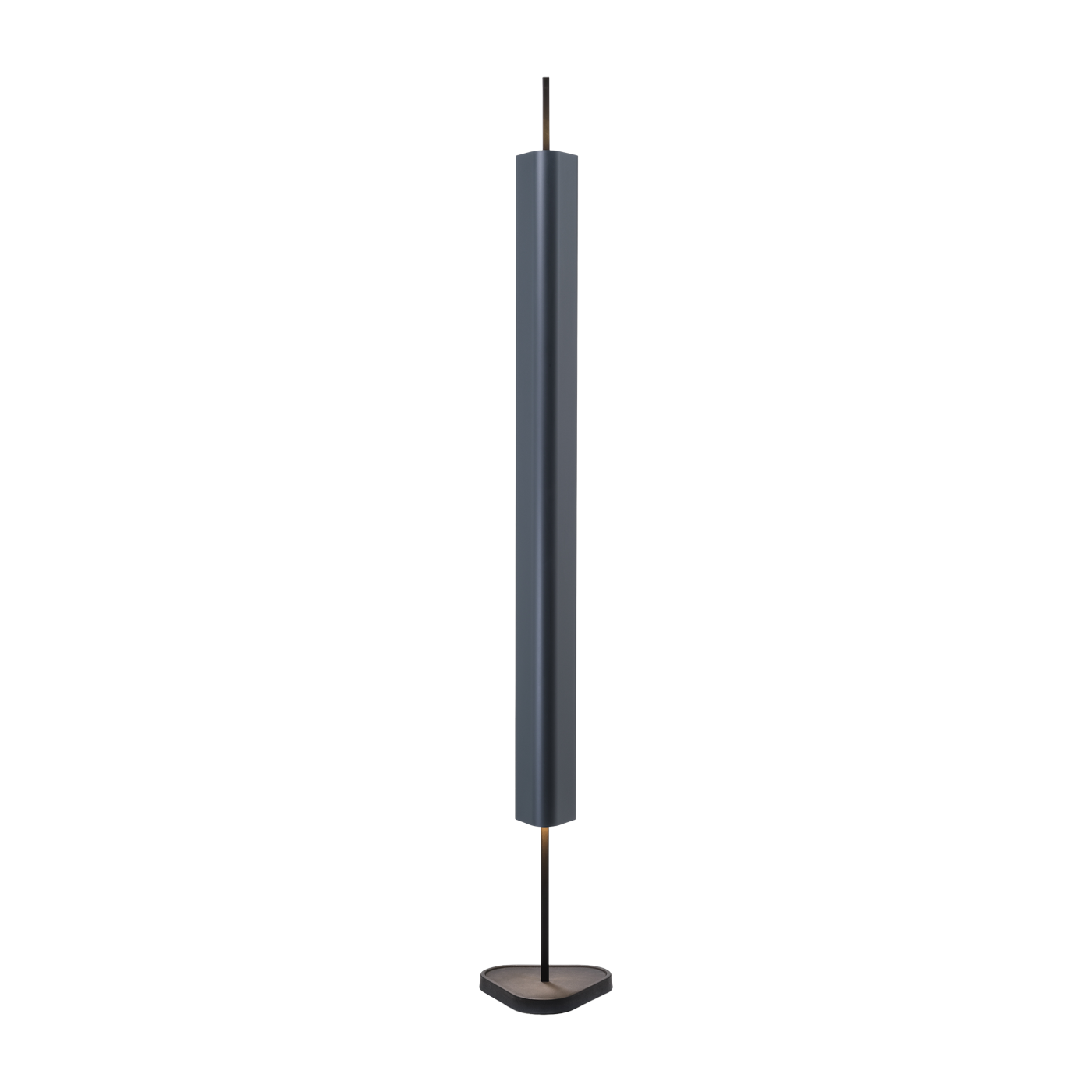 Lámpara de pie de aluminio azul oscuro Emi - Flos