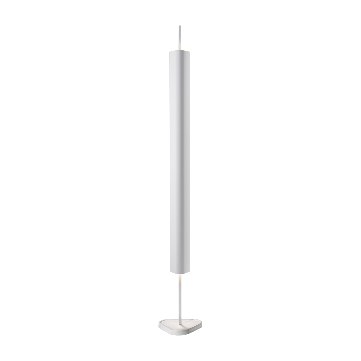 Lámpara de pie de aluminio totalmente blanca Emi - Flos