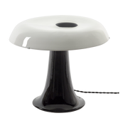 Lampada da tavolo in gres smaltato bianco e nero 27x35cm Celine N°3 - Serax