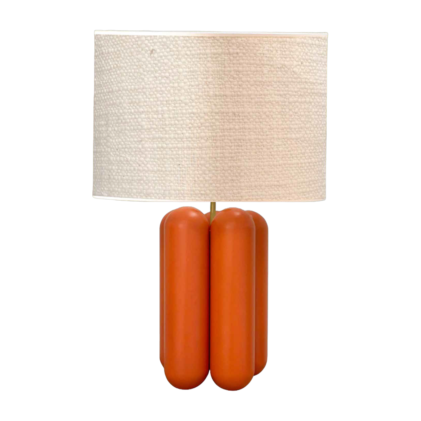 corail Charlotte Lampada in legno e paralume in lana riccioluta 32 cm - Cosin Paris