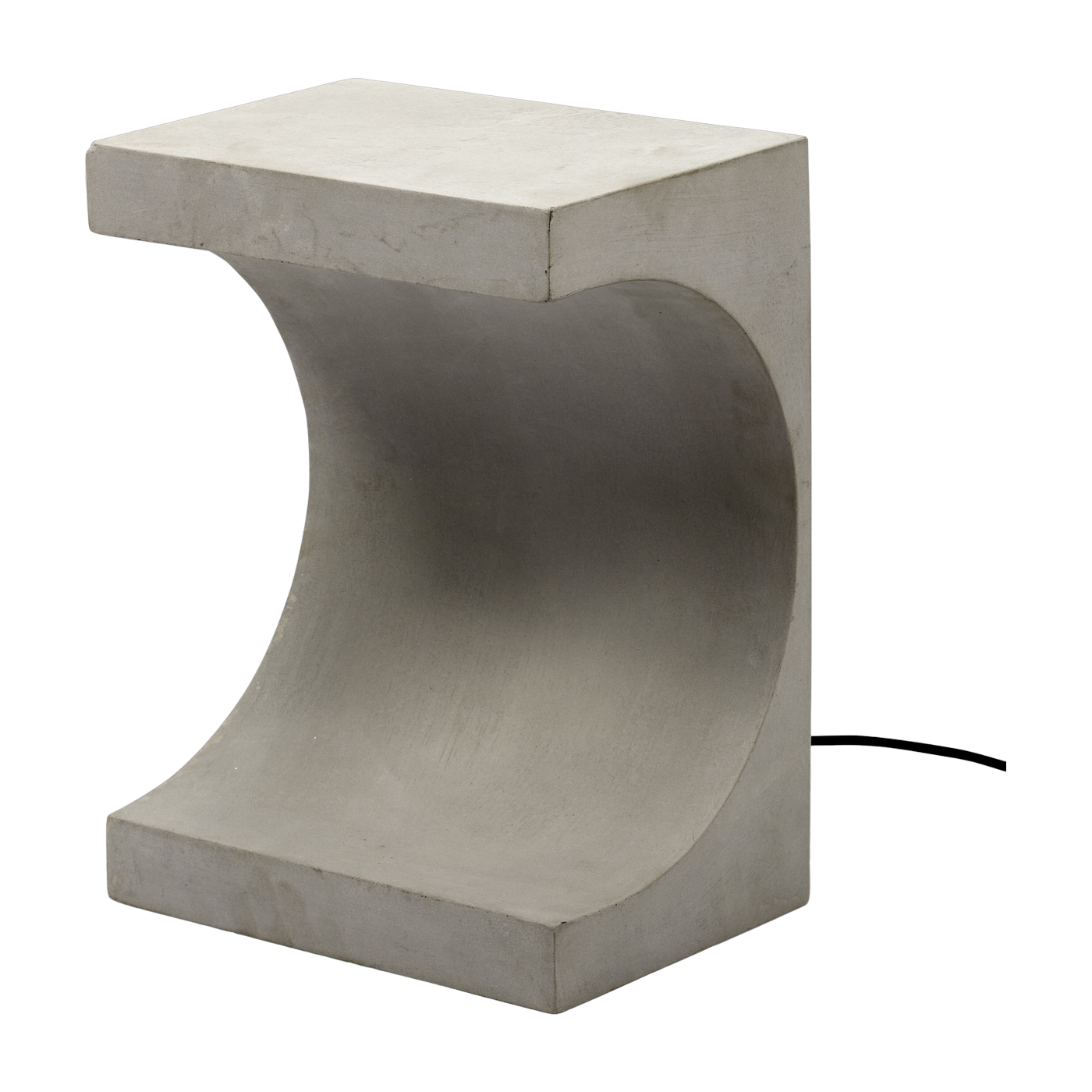 طاولة جانبية مضاءة من الخرسانة 40,4cm Tangent - Serax