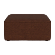 Pouf modulable en tissus bouclé bordeaux Eave 86 - Audo