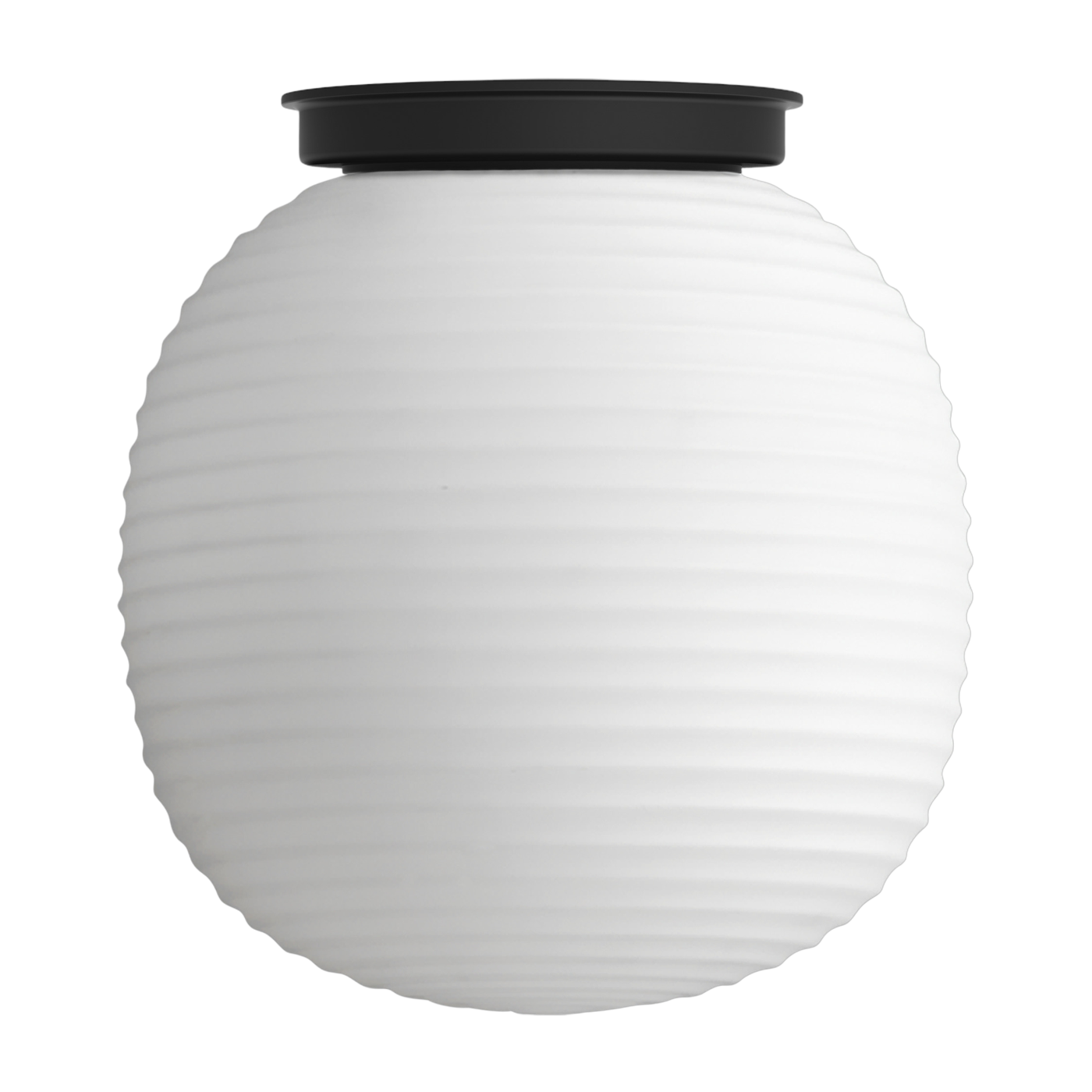 Plafonnier en verre opal blanc 30cm Lantern - New Works