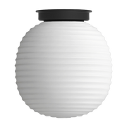 Plafoniera in vetro opalino bianco 20cm Lantern - New Works
