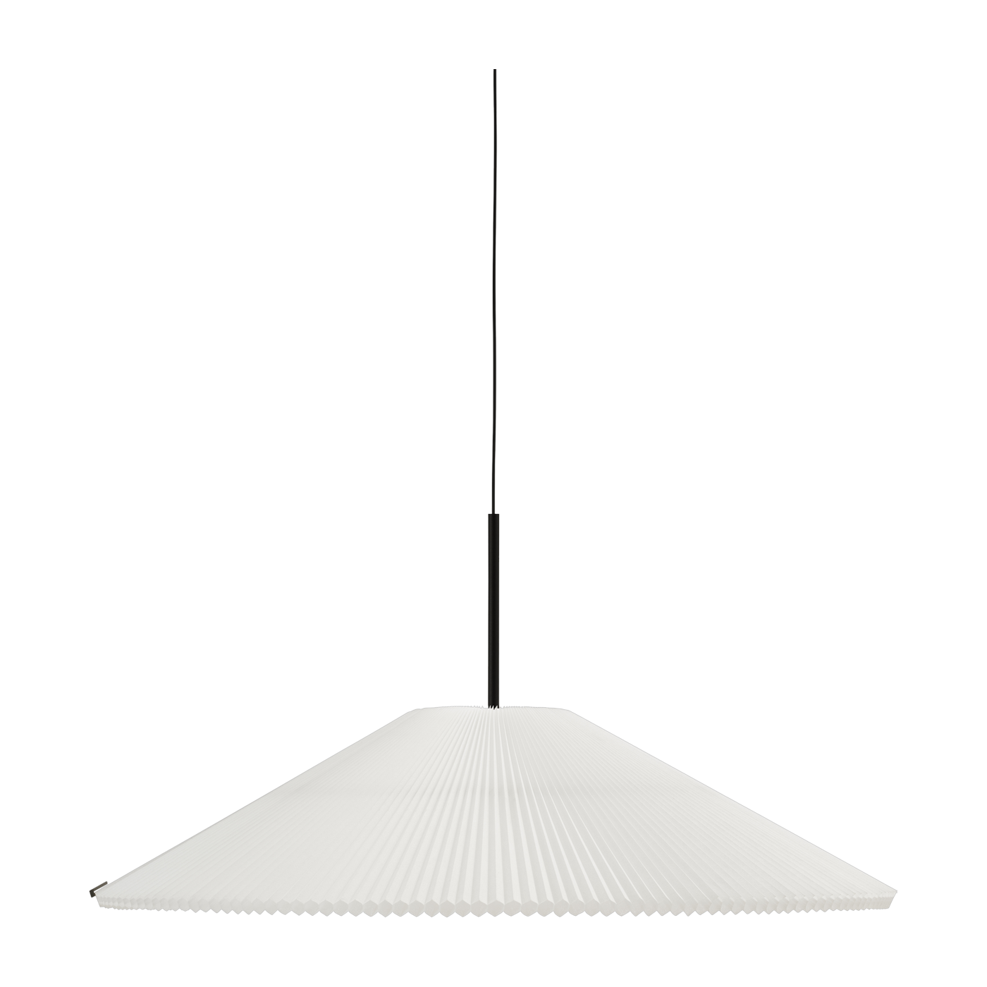 Nebra 50cm blanco textil ajustable colgante - New Works