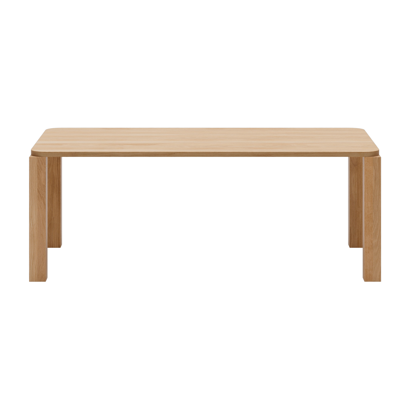 Oak dining table 200x95cm Atlas - New Works