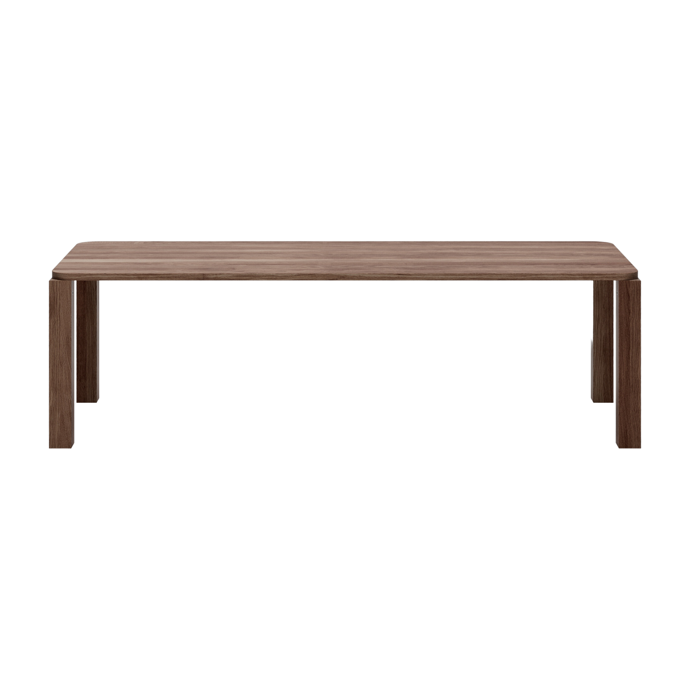 Smoked oak dining table 250x95cm Atlas - New Works