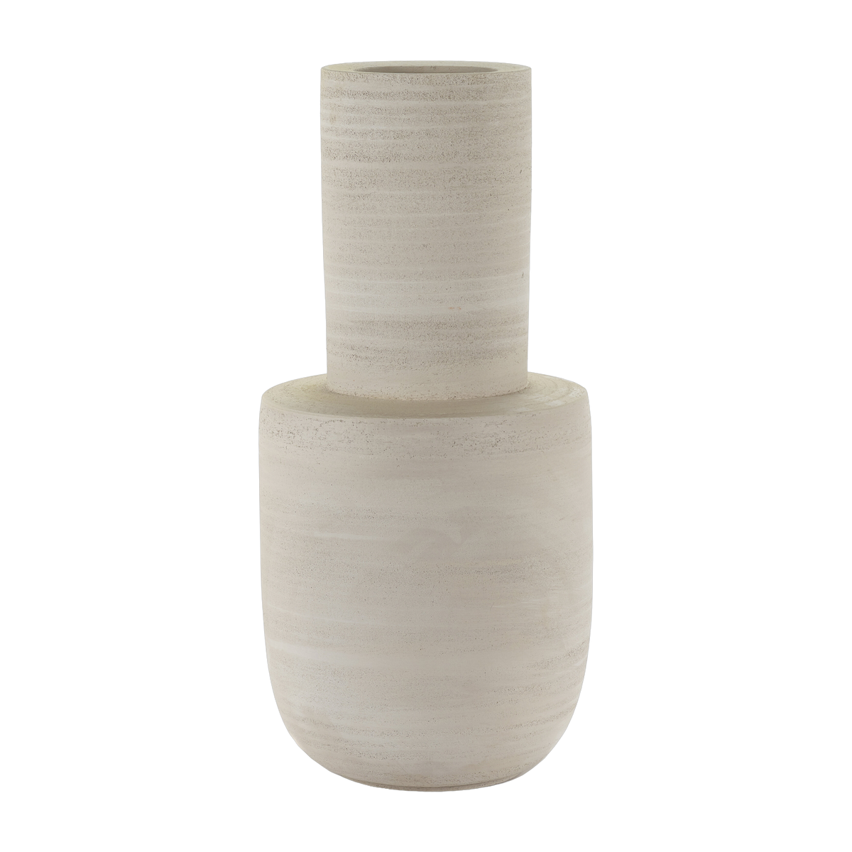 Vase dekorative beigefarbene Sandsteinplatte 25x25x5cm Volumes -. Serax