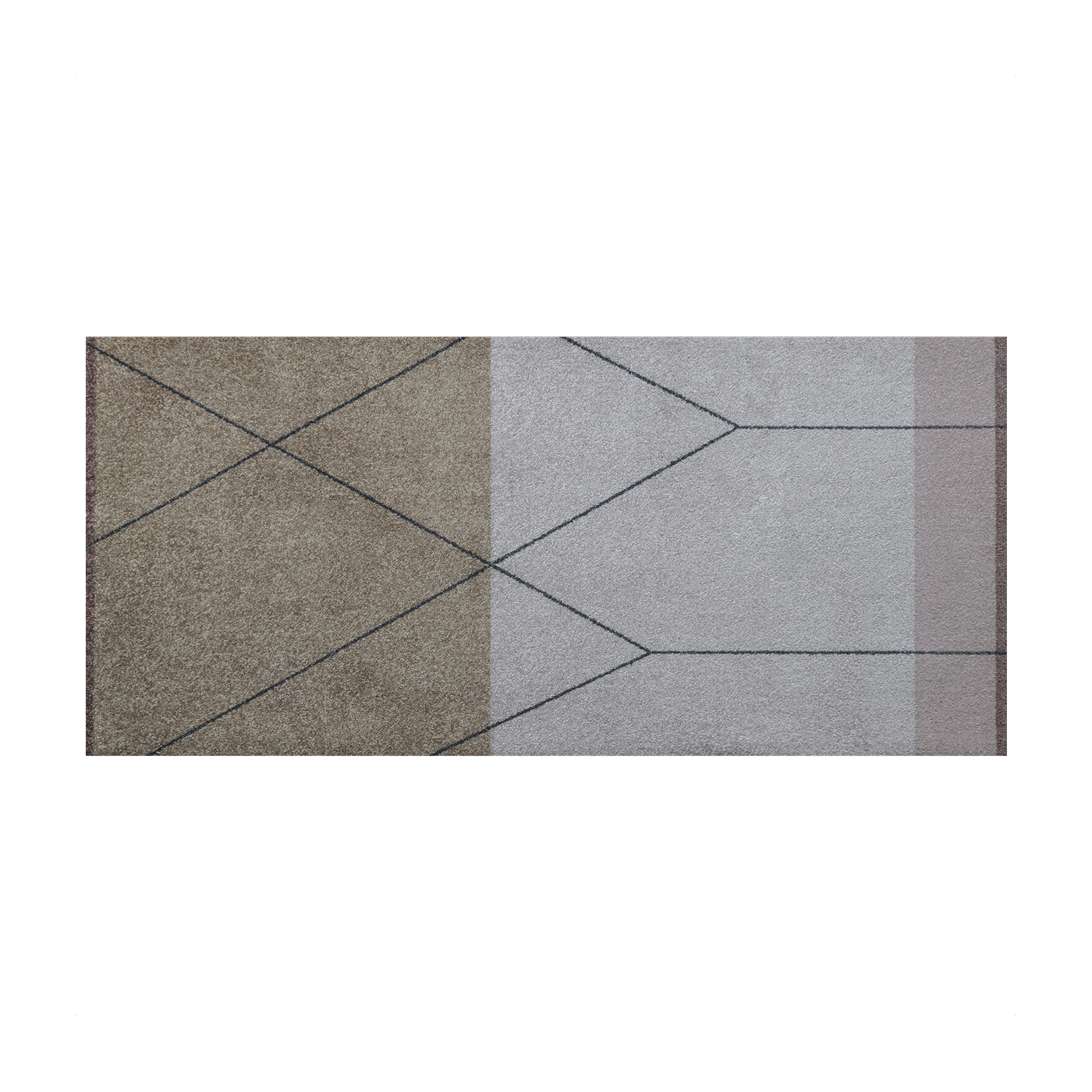 Alfombra de entrada arena 70 x 150 cm Linea - Mette Dittmer