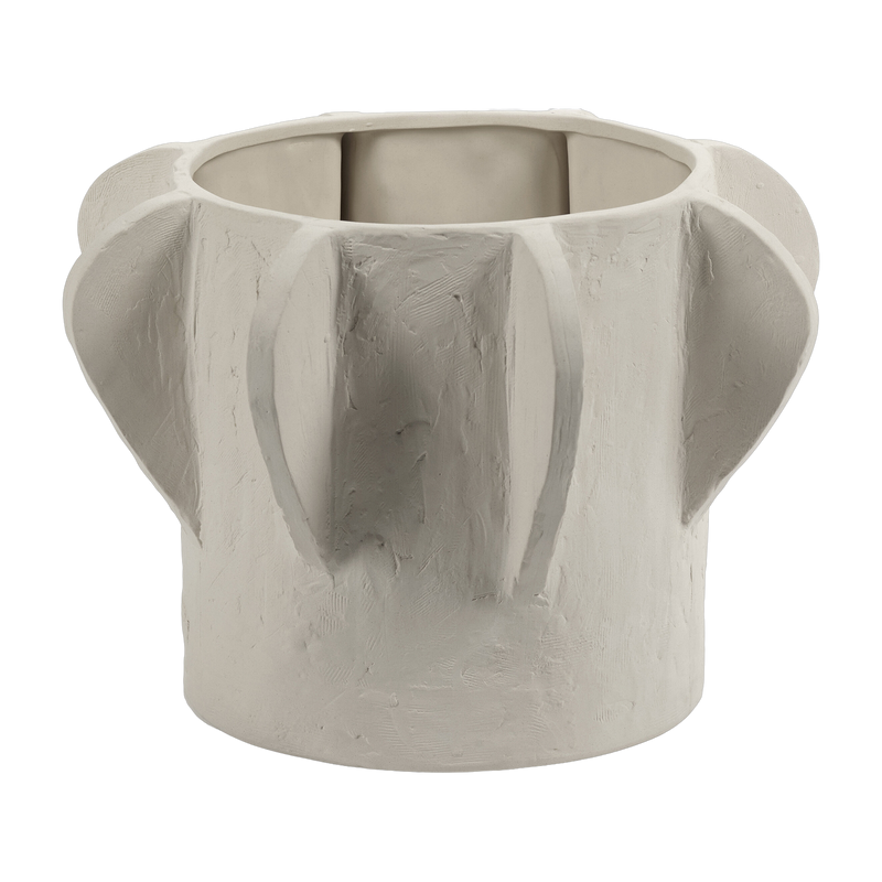 Vaso da fiori in gres beige 35, 5x24 cm 02 Molly - Serax