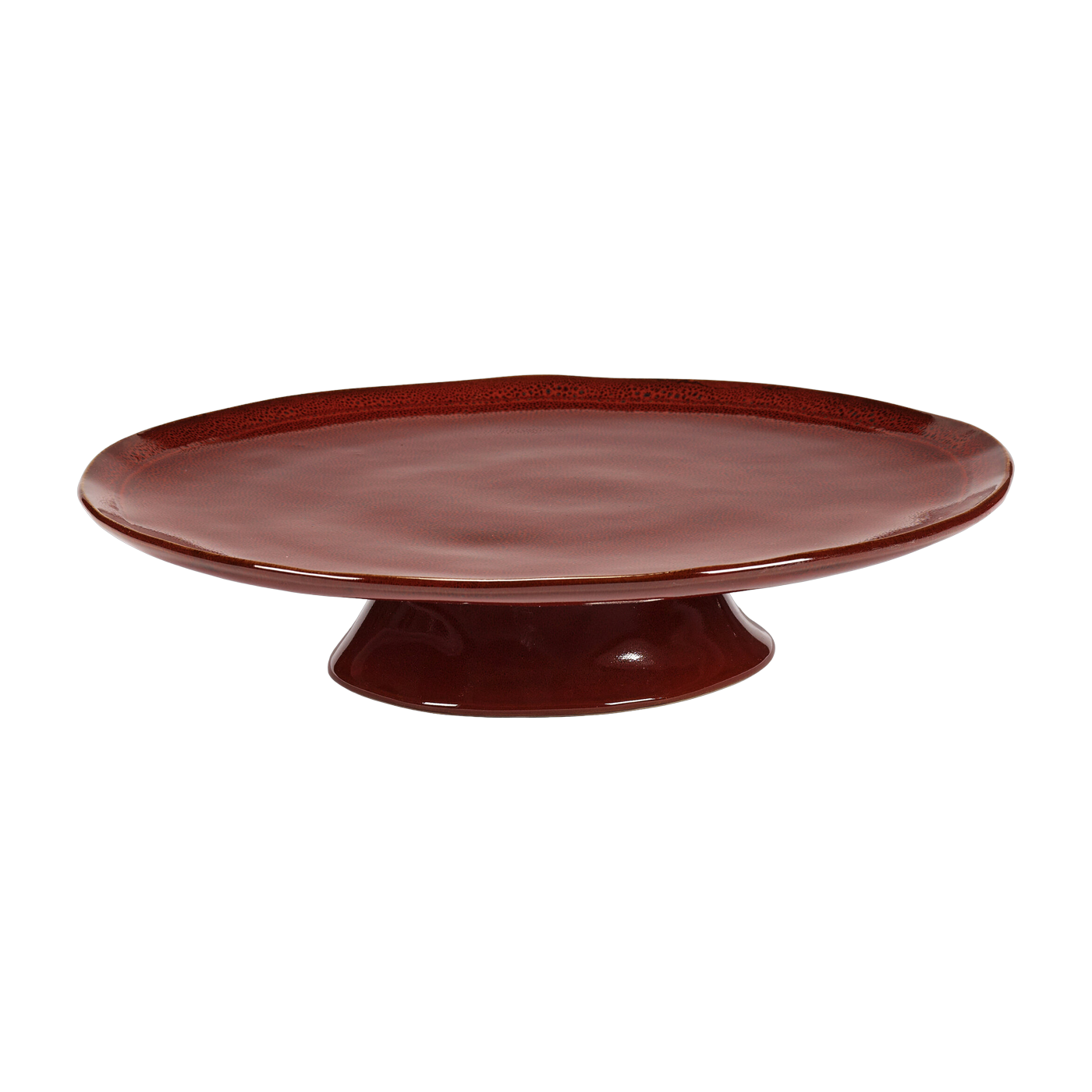 طبق على قاعدة من الفخار الأحمر البندقي 30.5x6cm La Mère - Serax