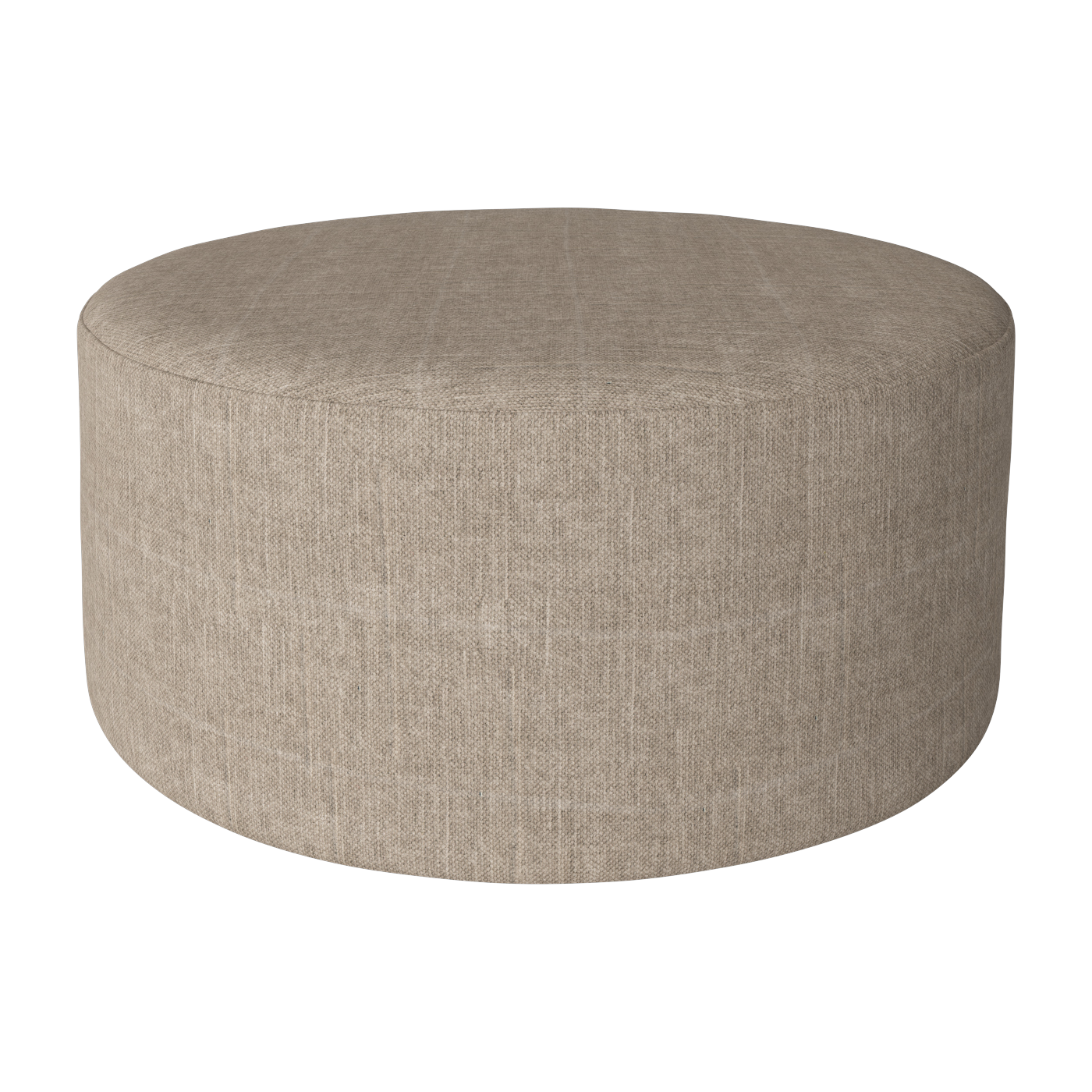 Pouf tissé à plat en lin et coton sable 90x40cm Zyl - Bolia