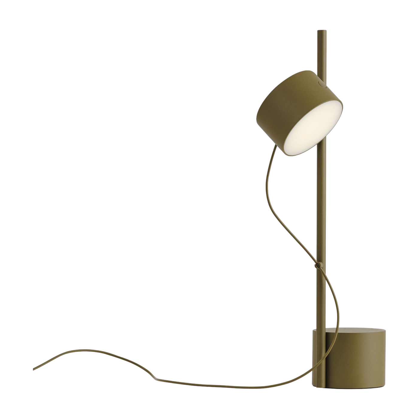 Lampe en acier marron vert 42,5x9,5cm Post - Muuto