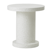 Table d'appoint ronde en plastique recyclé blanc 50x55cm Bit - Normann Copenhagen