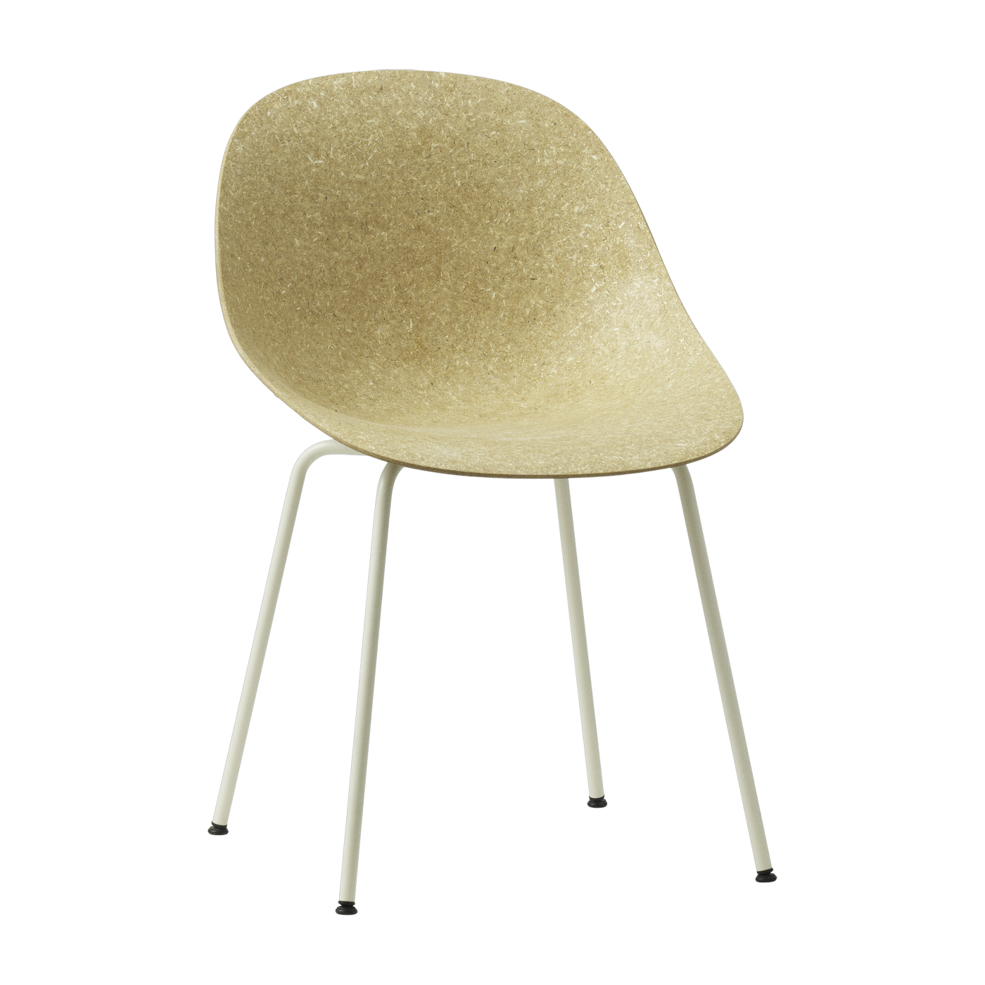 Silla reciclable de cáñamo en acero crema Mat - Normann Copenhagen