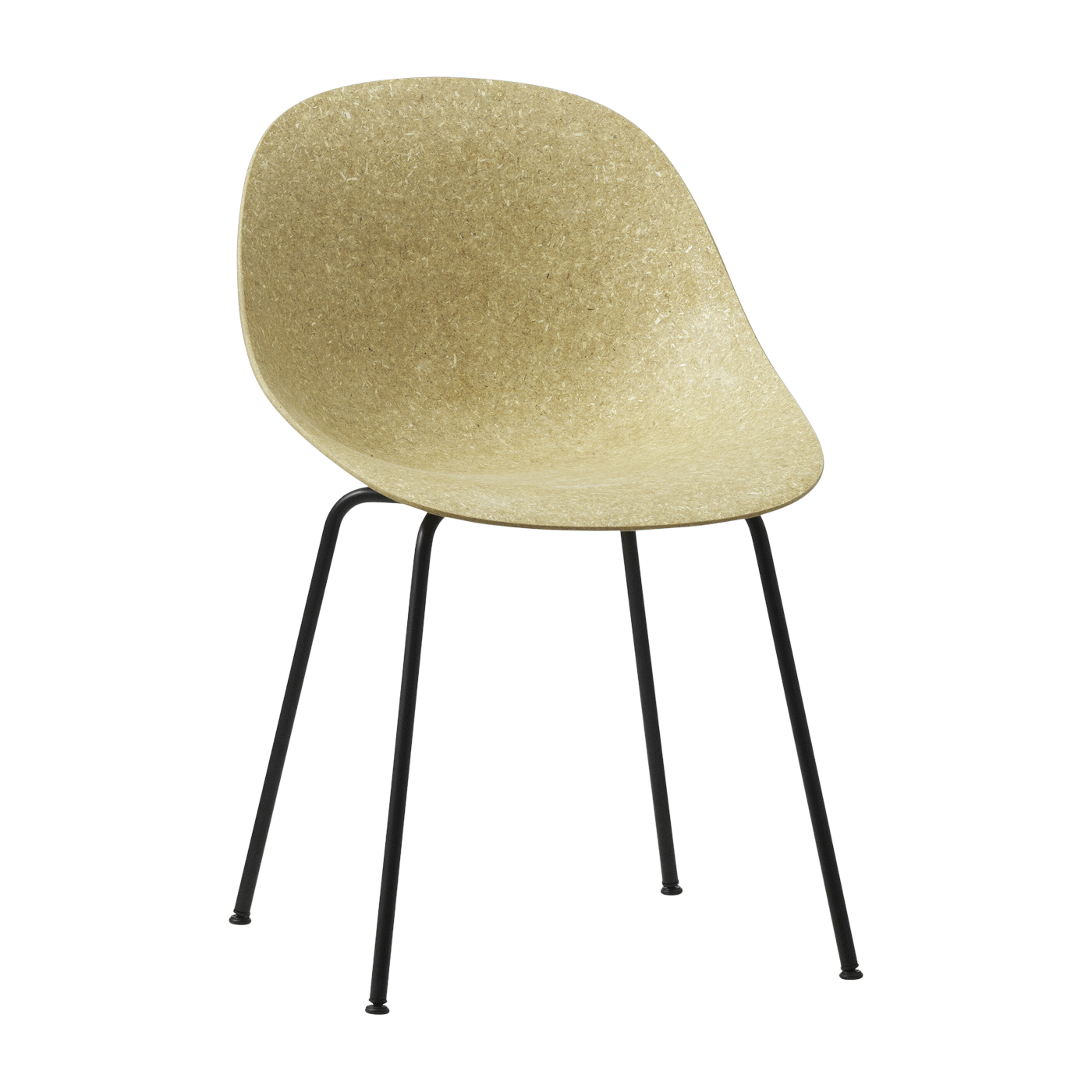 كرسي قابل لإعادة التدوير من القنب والفولاذ الأسود Mat - Normann Copenhagen