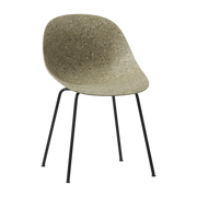 Recycelbarer Stuhl aus schwarzem Stahltang Mat - -. Normann Copenhagen