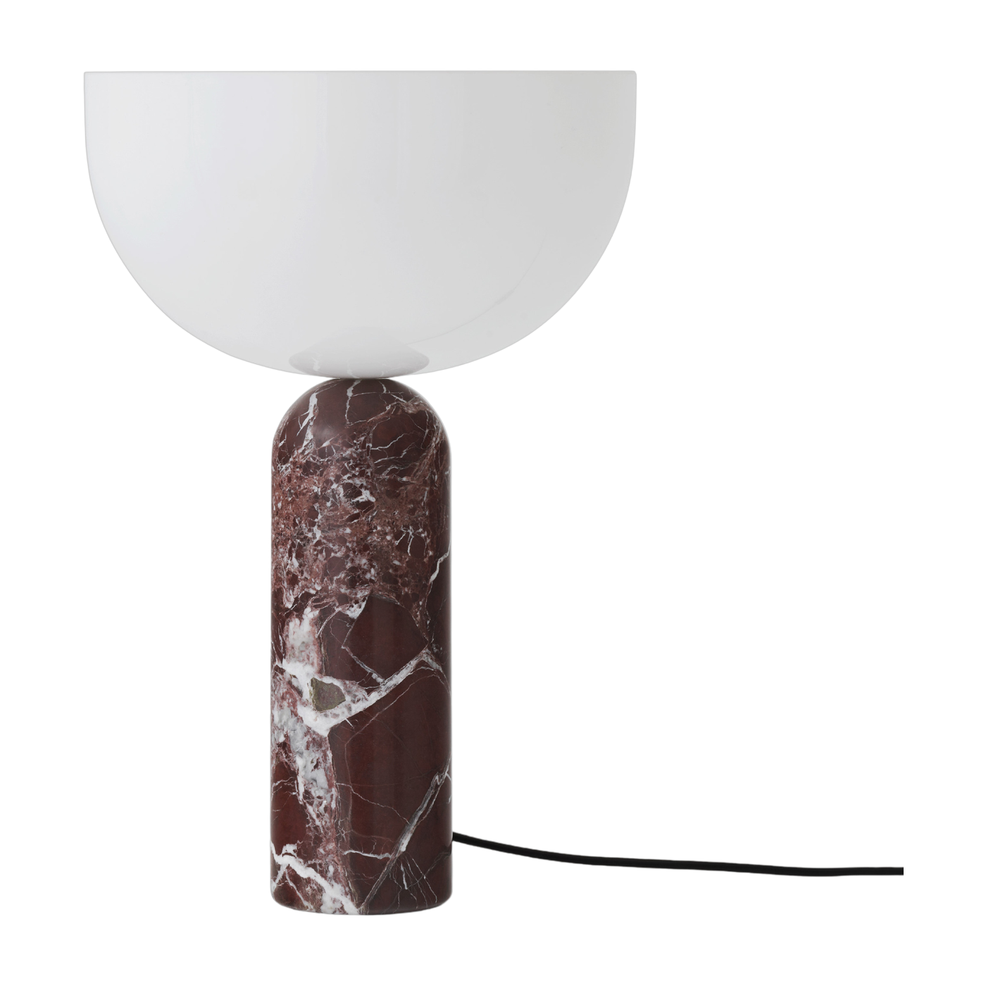 Tischlampe aus marbre rosso levanto 45cm Kizu -. New Works