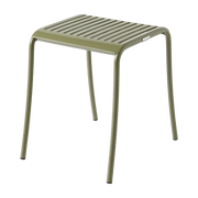 Gartenhocker Edelstahl grün Binse 39, 5x48cm Patio - - Tolix