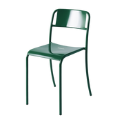 Chaise de jardin en acier inoxydable vert mousse Patio - Tolix
